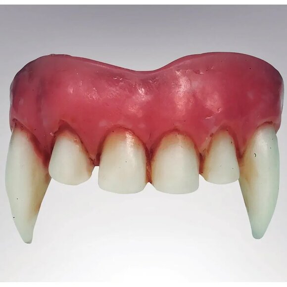 Classic Vampire Teeth Halloween Costume Accessory Movie Quality NEW - Picture 3 of 3